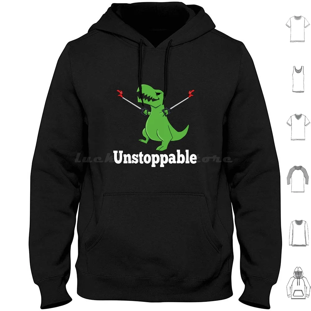 

Unstoppable T-Rex Hoodies Long Sleeve T Rex Dinosaur Unstoppable Trex I Am Unstoppable Dino Funny Rex Unstoppable Trex