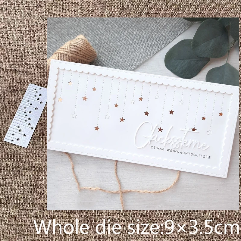 Новый дизайн металлический трафарет для рукоделия пресс-формы звезда фон