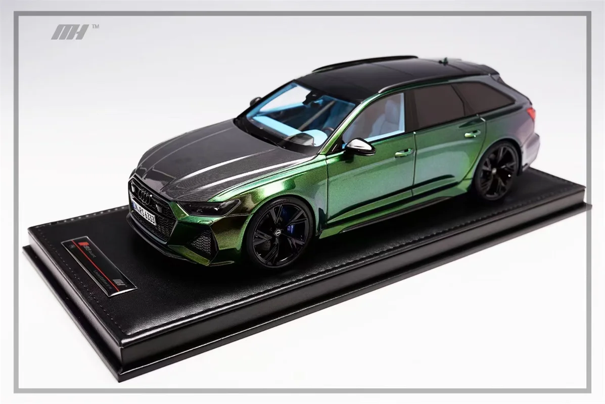 

Модель автомобиля MH Motorhelix 1:18 для Audi RS6 Avant C8, лимитированная литья под давлением, волшебная игрушка MH006CH, подарок для хобби, демонстрация колл...