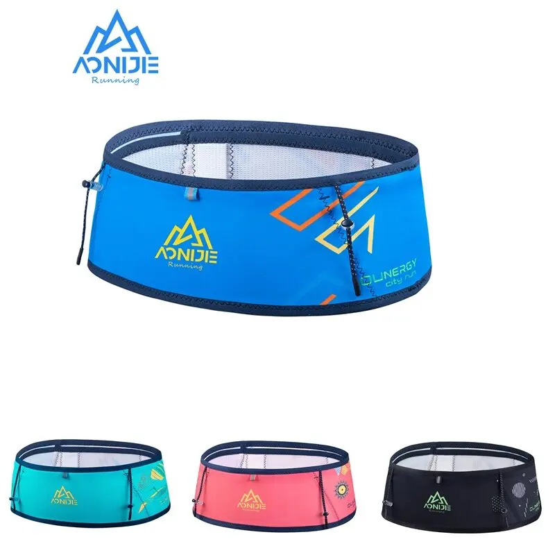 

AONIJIE W8108 унисекс, легкие спортивные карманы, дышащая поясная сумка, красочная поясная сумка для бега, марафона, тренажерного зала