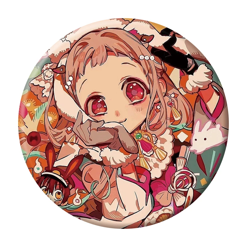 Металлическая брошь Ханако-кун