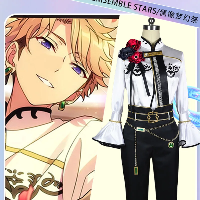 

COS-HoHo Anime Ensemble Stars 2 Mystic Fragrance Knights Sakuma Ritsu Narukami Arashi Uniforms Cosplay Costume Custom Any Size