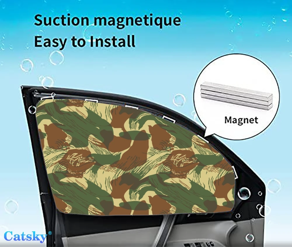 

4 Pieces Privacy Car Window Sun Shades Magnetic Blackout Car Window Covers Car Curtains Car Window Sun Shades Covers Auto