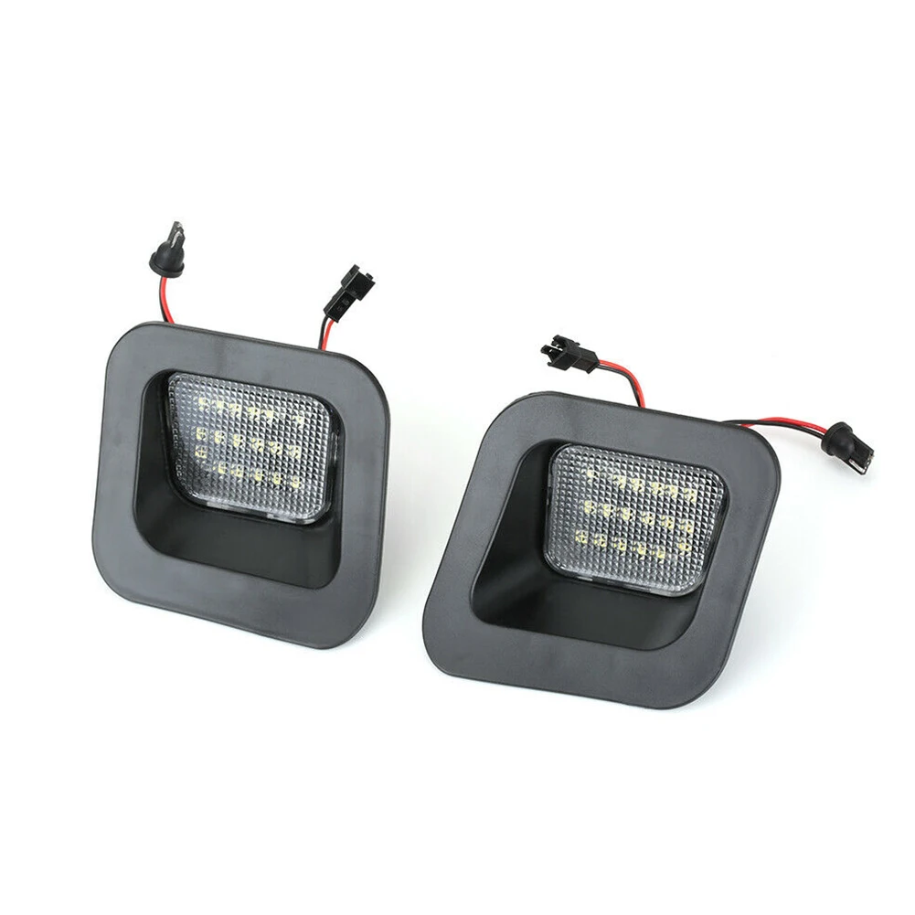 

2PCS License Plate Rear Bumper Lights LED Lamps For 2003-18 Dodge Ram 1500 2500 3500 Rear Bumper Lights