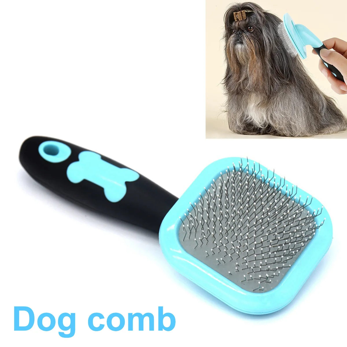 

Dog Brush 360°Rotatable Dog Pin Brush for Dogs Professional Pet Slicker Brush Pets Grooming Comb for Shedding Tangled Hair Comb
