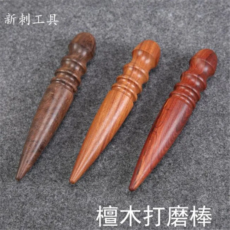 

Leather Edge Polished Tools Wood Slicker Round Burnishing Wood Polishing Stick For DIY Handmade Leathercarft Grinding Rod