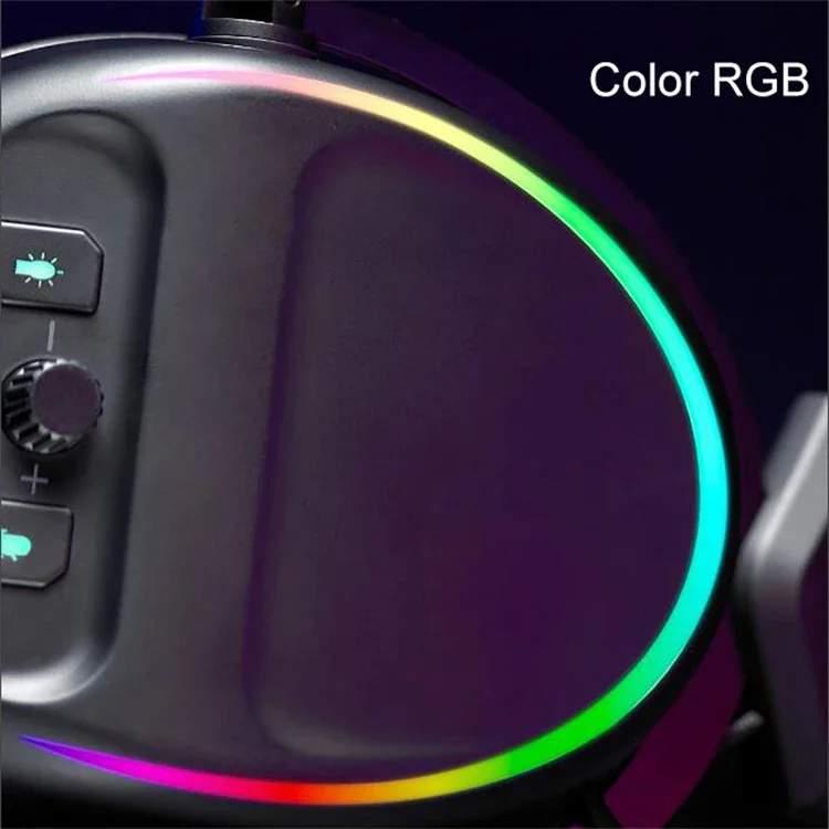 Rapoo VH650 Новое поступление RGB 7.1 Проводной USB ENC Микрофон 50 мм Динамические игровые