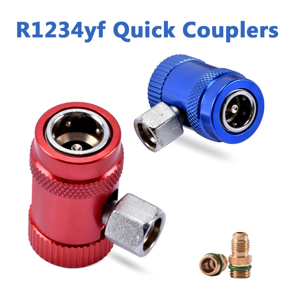 Быстроразъемный адаптер R1234yf 2 шт. автоматический высокий/Низкий переменного