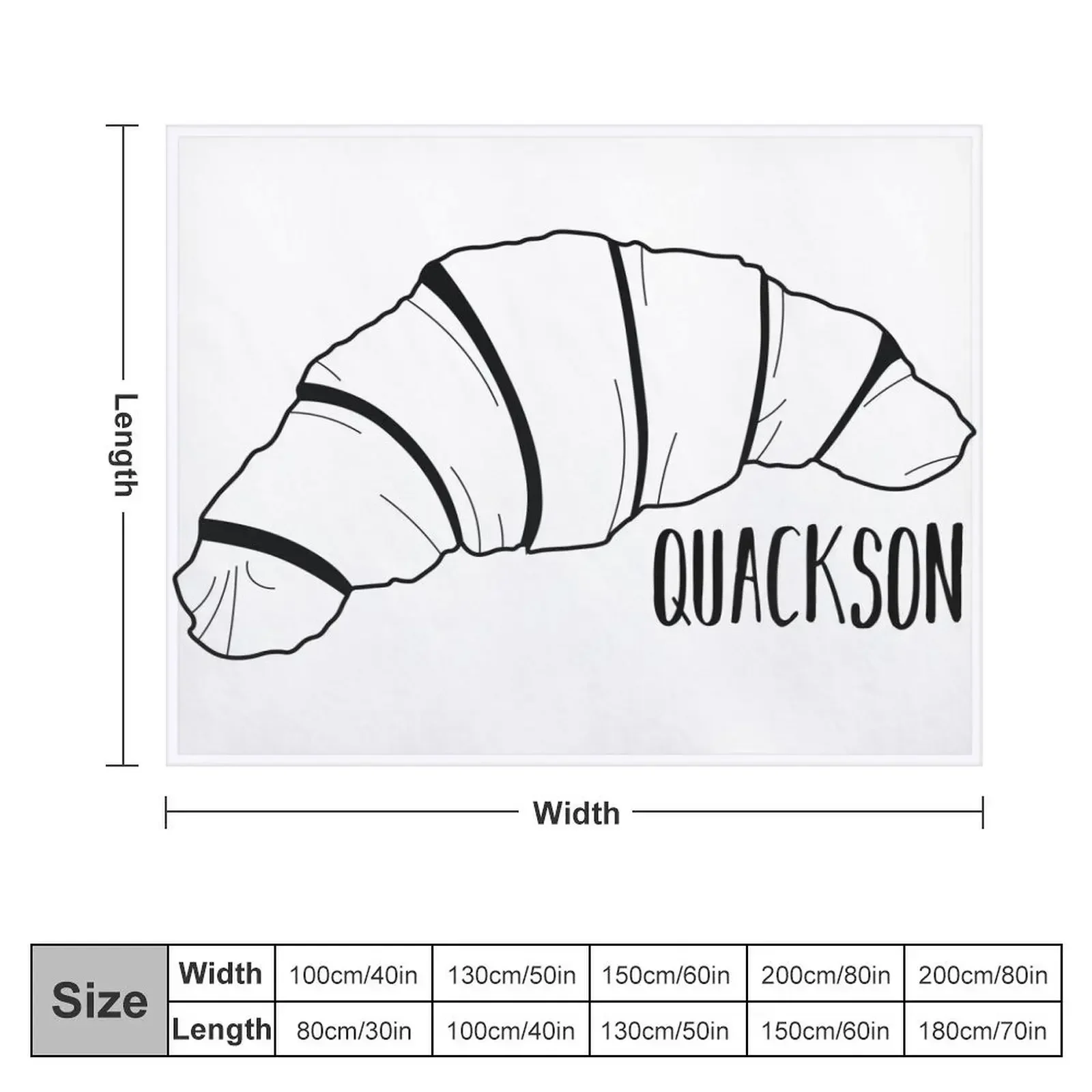 Одеяло Quackson Retros Дизайнерские забавные подарочные одеяла