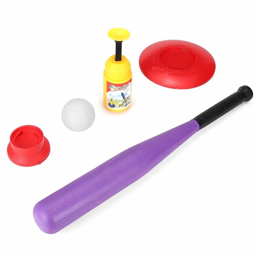 

T-Ball Set Baseball Tee Game Durable Play Toy Set TotSports Indoor Or Outdoor Learning Training Gift For Kids Random Color