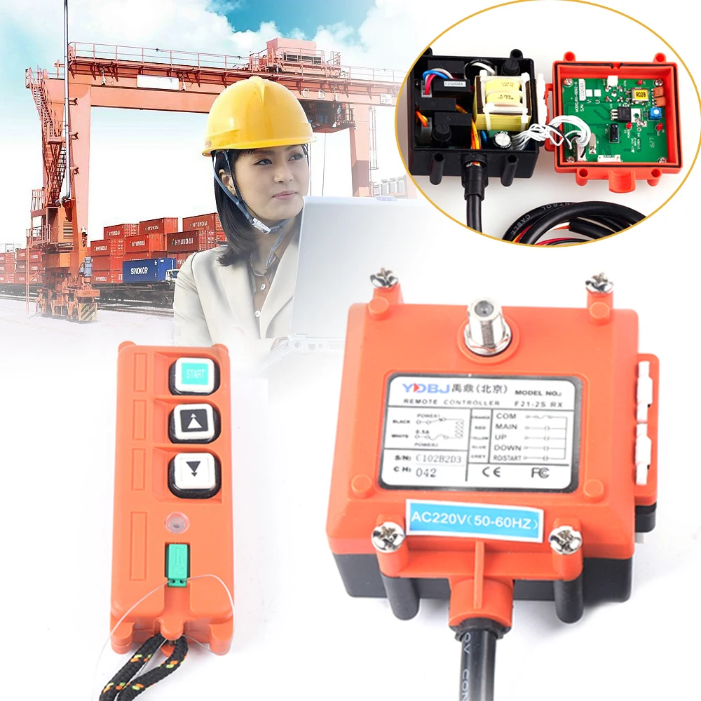 

F21-2S Electric Hoist Remote Control Hoist Winch Crane Transmitter and Receiver Machine Remote Control Lifting