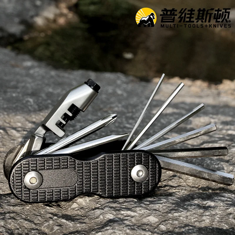 

EDC Bicycle Repair Multi-Functional Tools Portable Folding Mountain Bike with Chain-Cutting Device Dismantlement Tool