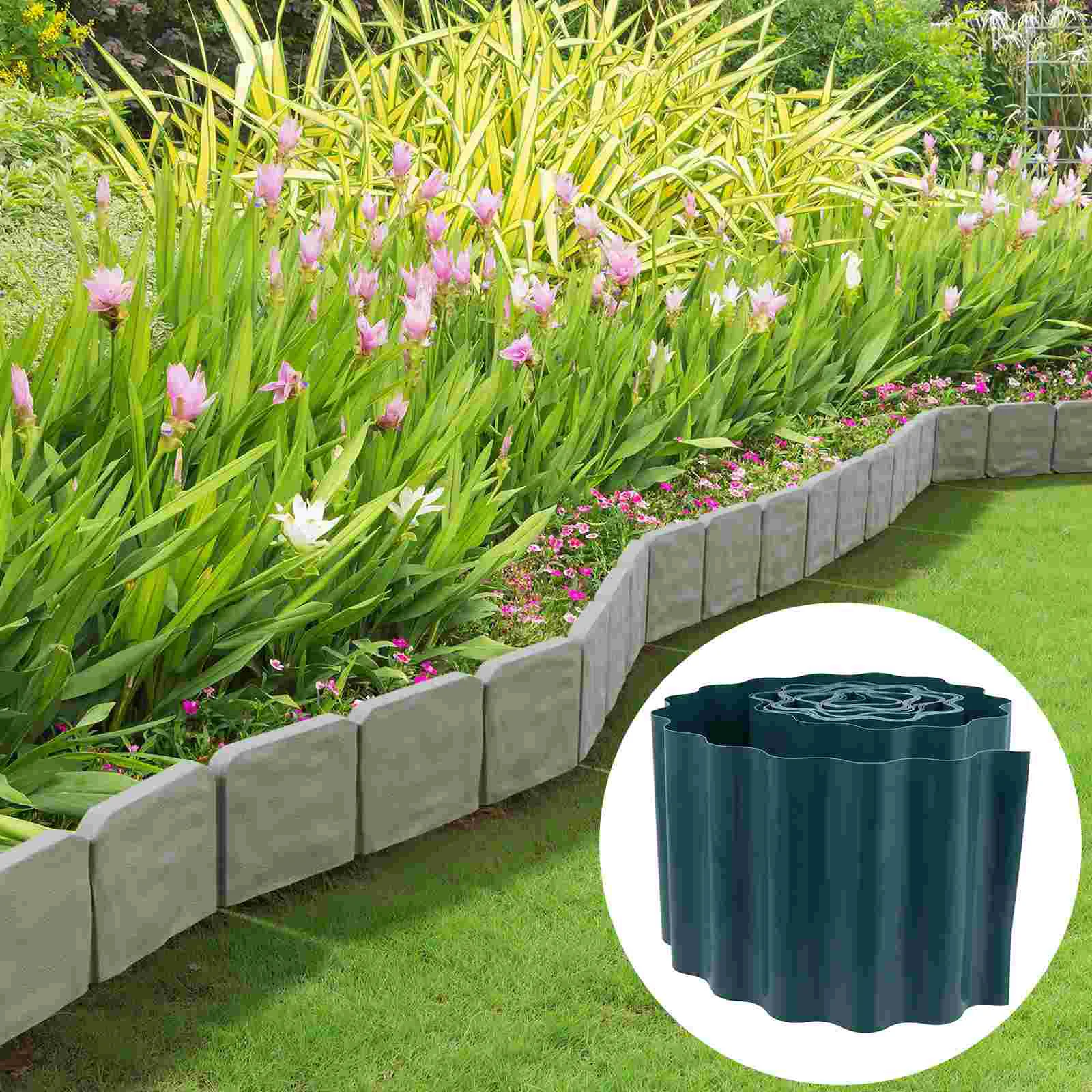 

Gardening Decorative Fence Flexible Trim Hemming Plastic Flower Pot Decorations