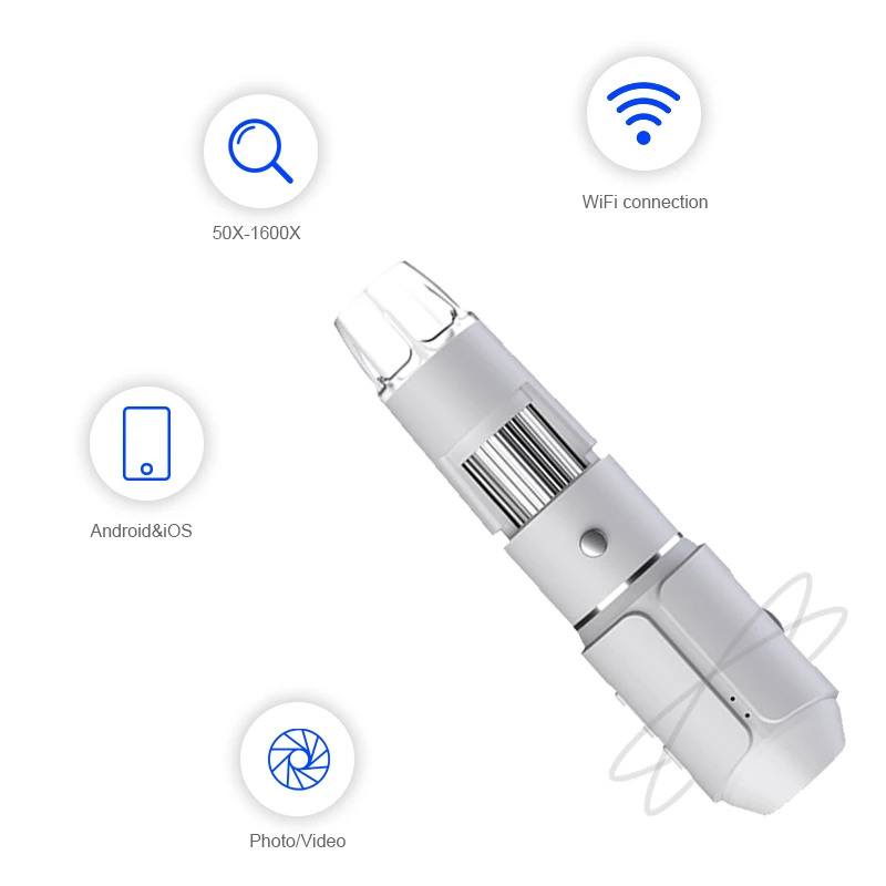 Цифровой портативный микроскоп с Wi-Fi эндоскопическая камера беспроводным