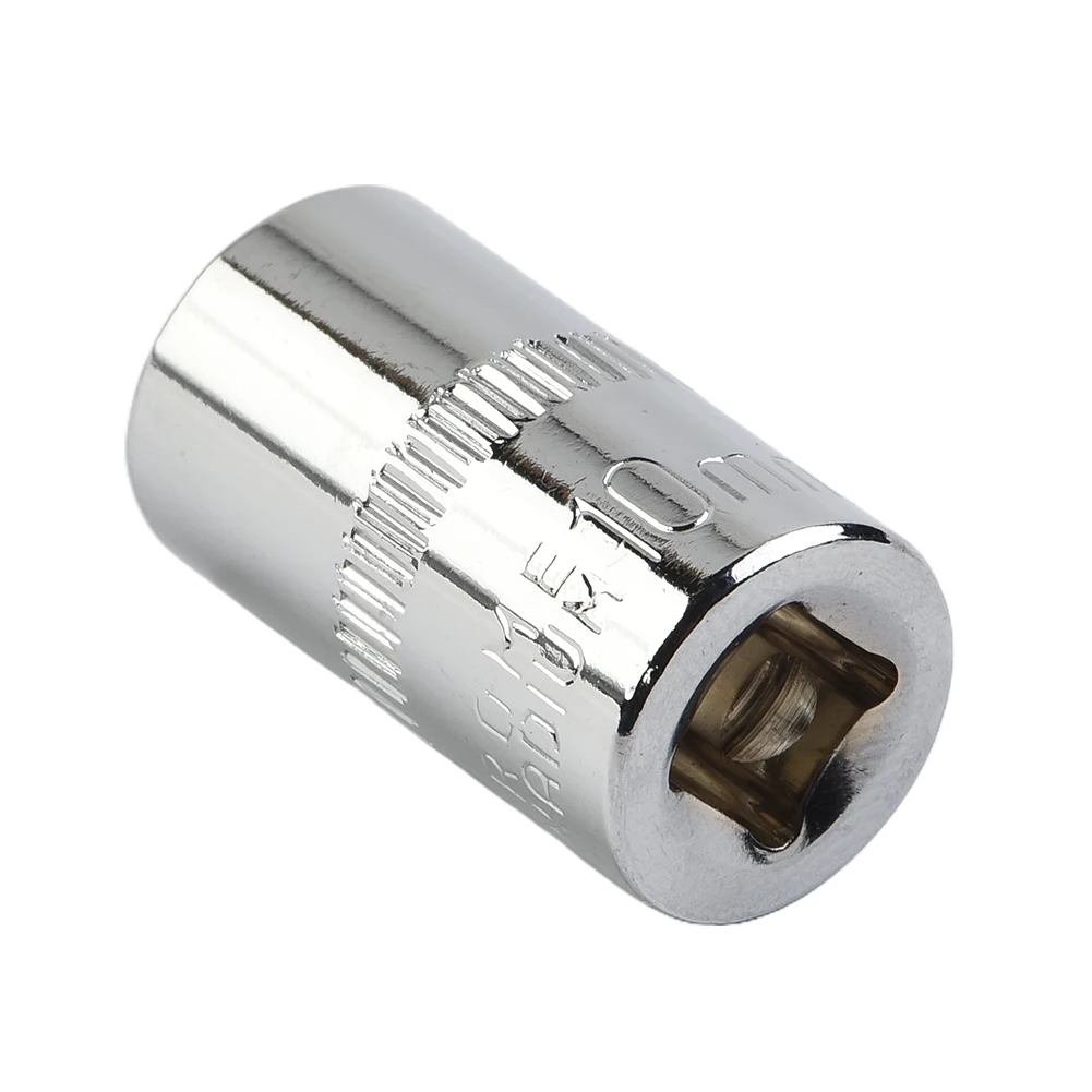 

4pcs 1/4-inch Drive 10mm Shallow Socket Chrome Vanadium Steel Repair Hand Tool For DIY Automotive Household Repair