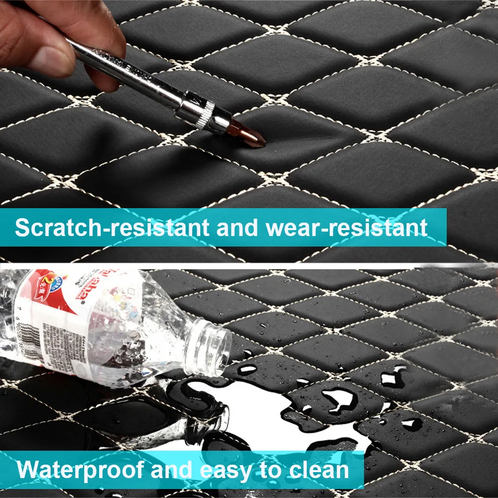 Автомобильные коврики для Skoda Karoq NU7 2017 ~ 2022 Кожаный напольный коврик Комплект