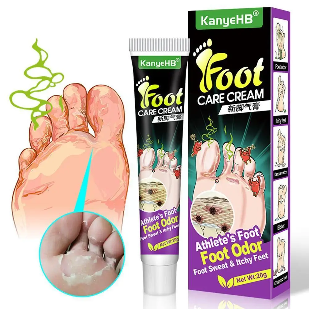 

20g Anti Fungal Infections Hand Foot Cream Pain Relief Beriberi Feet Care Foot Cream Ointment Treatment Foot 1pc Skin Berib I7V6