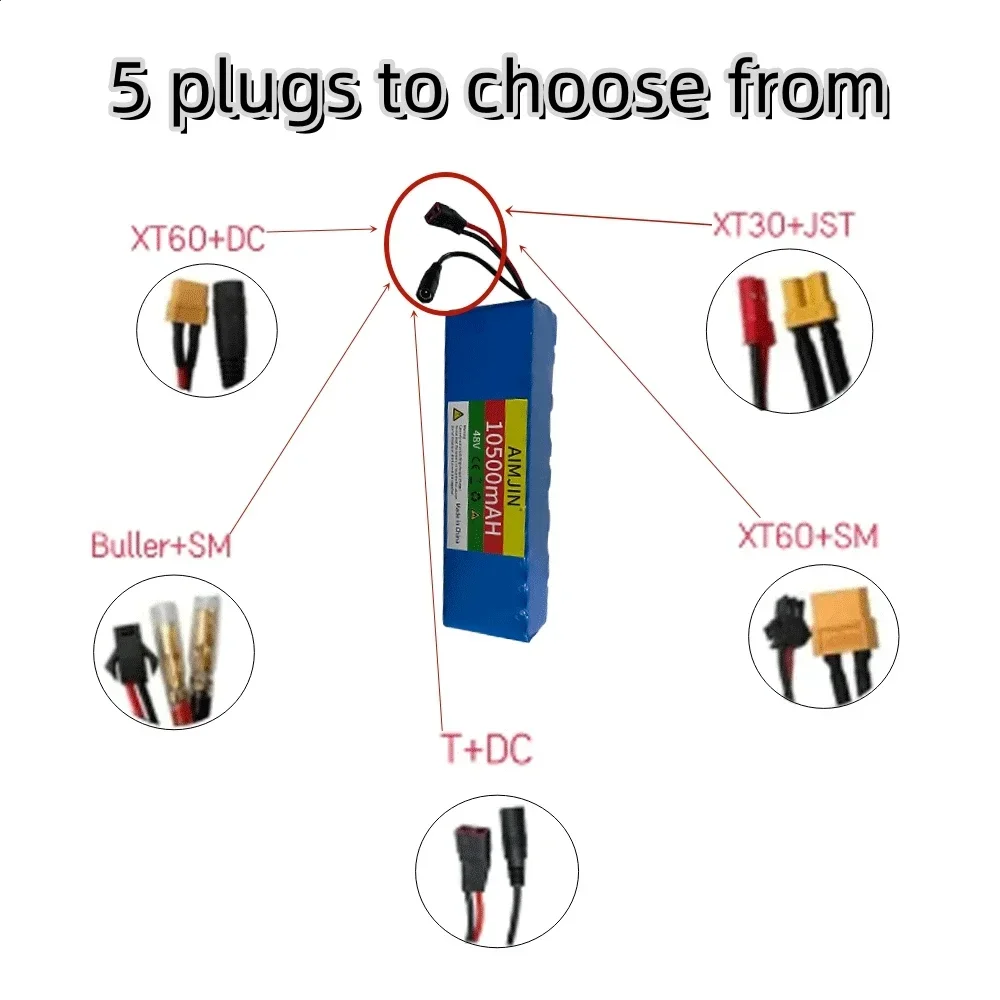 Новый велосипед с BMS 48 В 10500 мАч 20000 Вт 13S 3P