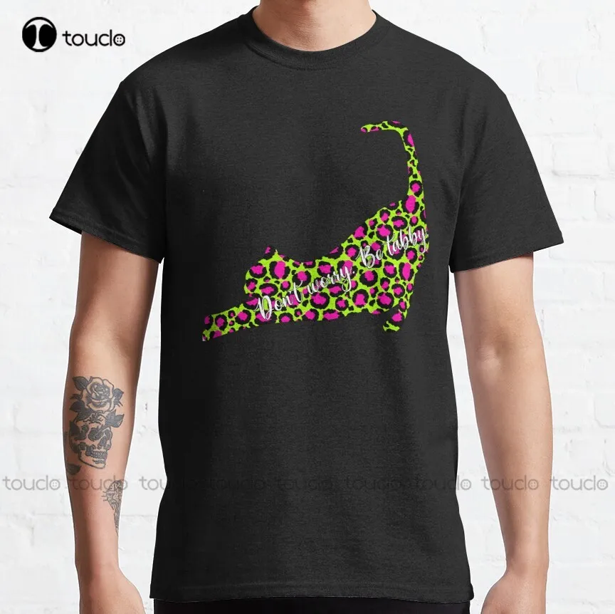 

Dont Worry Neon Lazy Cat Classic T-Shirt Mens Big And Tall Shirts Outdoor Simple Vintag Casual T-Shirt Gd Hip Hop Xs-5Xl Unisex