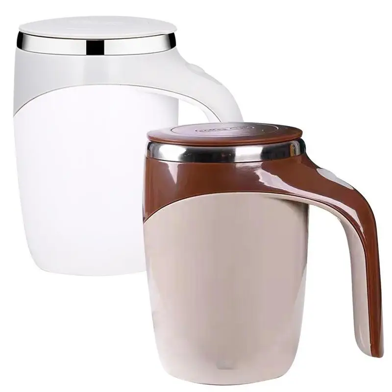 

Magnetic Stirring Coffee Mug Rechargeable Model Cup Lazy Milkshake Rotating Cup Insulated Tumblers For Coffee Tea Hot Chocolate
