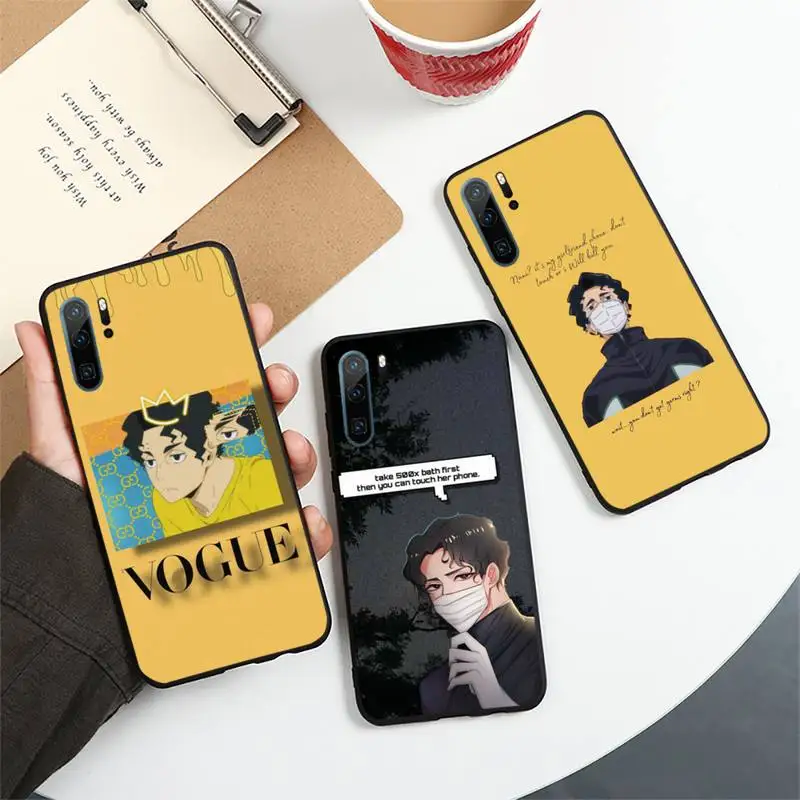 

Sakusa Kiyoomi Haikyuu Anime Phone Case For Huawei honor Mate 10 20 30 40 i 9 8 pro x Lite P smart 2019 Y5 2018 nova 5t