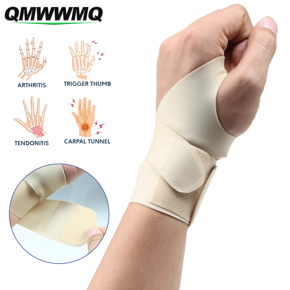 

1Pcs Ultra Thin Wrist Brace - Sport Slim Carpal Tunnel Support for Men and Women, Adjustable, Breathable and Skin Friendly