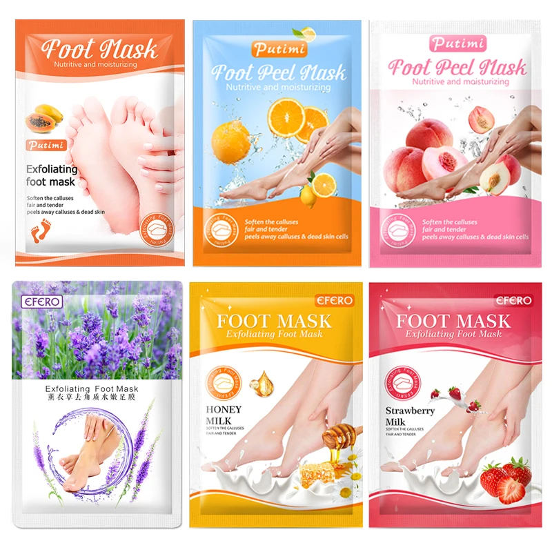 

6 пар, отшелушивающая маска для ног