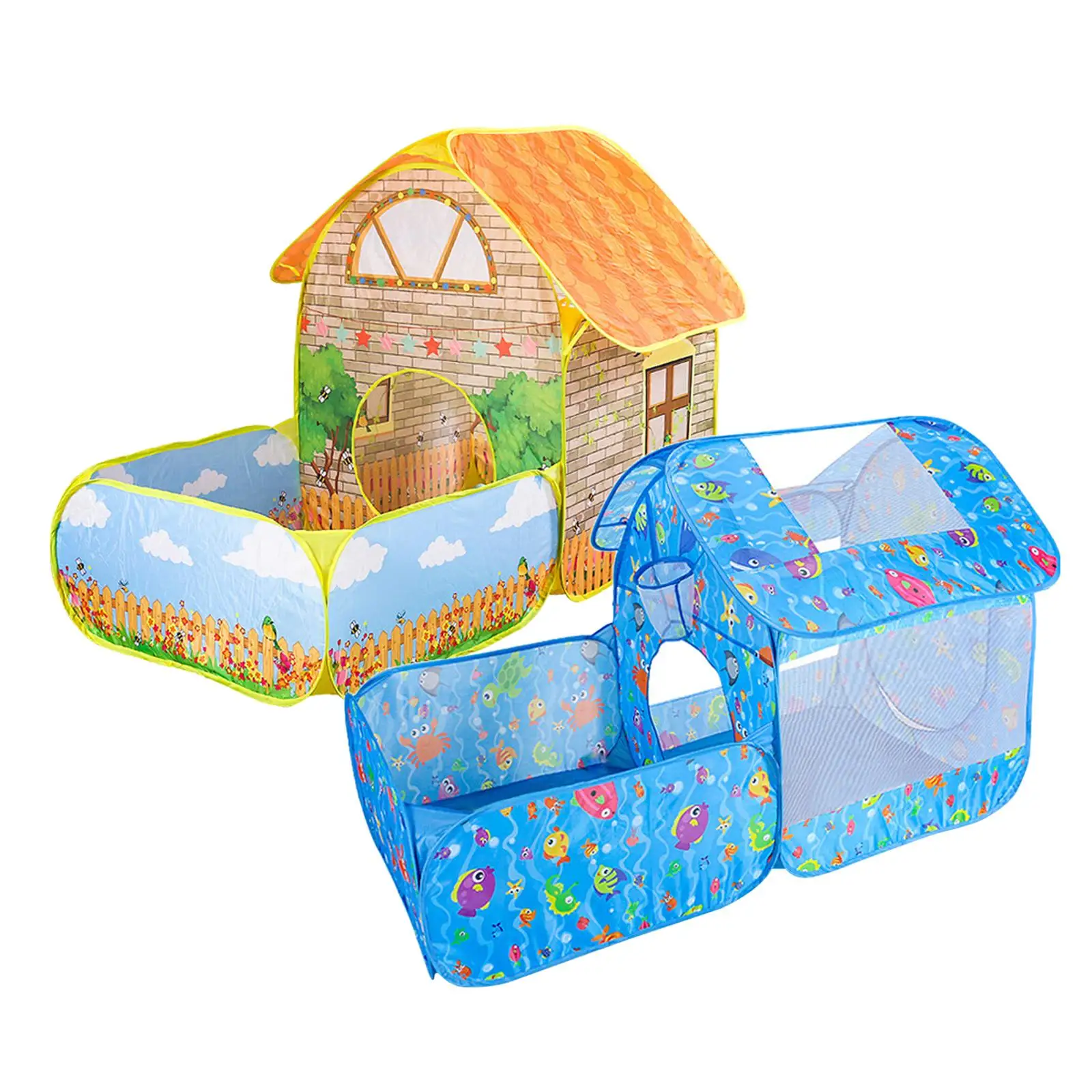 

Foldable Play Tent Toys Kids Play Tent for Playground Camping Indoor Toddlers Gifts