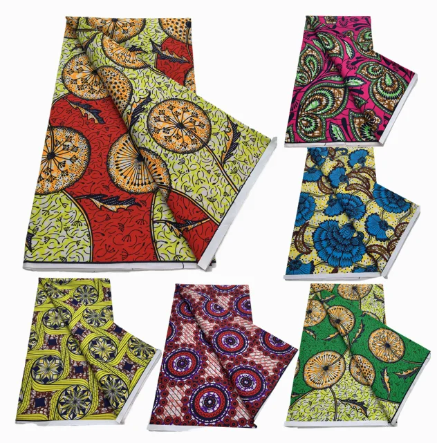 2025 новейшая нигерийская Анкара африканская восковая ткань с принтом сделай сам