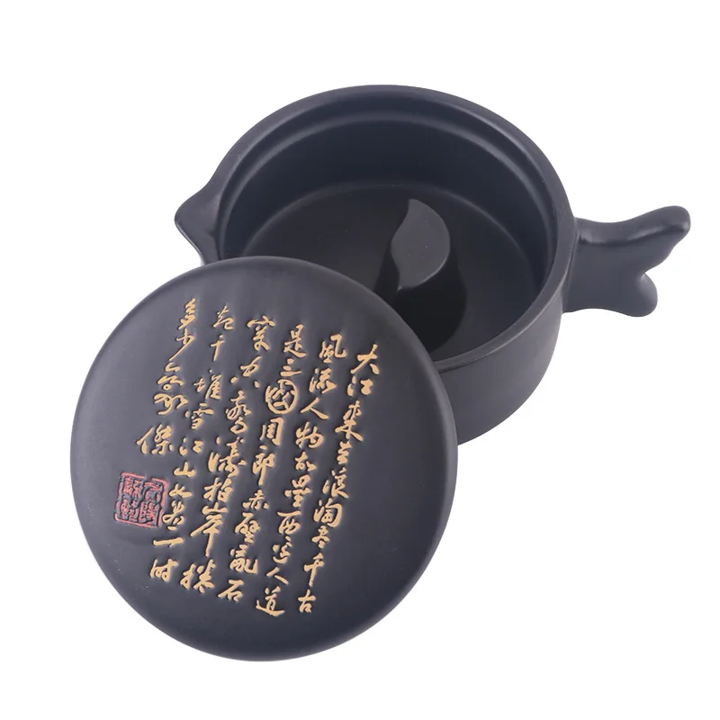 

Ceramic Ink Pool, Inkstone, Calligraphy Dedicated, With Cover, Multifunctional Plastic Ink Cartridge For Students, Ceramic Small