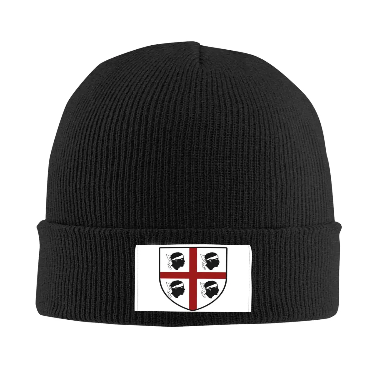 

Sardinia Flag Four Moors Bonnet Hats Hip Hop Knitted Hat For Women Men Winter Italy Sardegna Coat Of Arms Skullies Beanies Caps