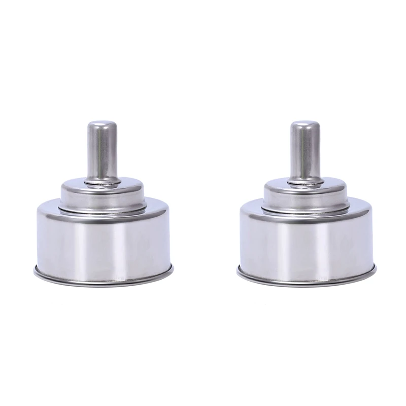 

2X Stainless Steel Alcohol Burner, Lab Spirit Lamp, 200 Ml (6.7 Oz)