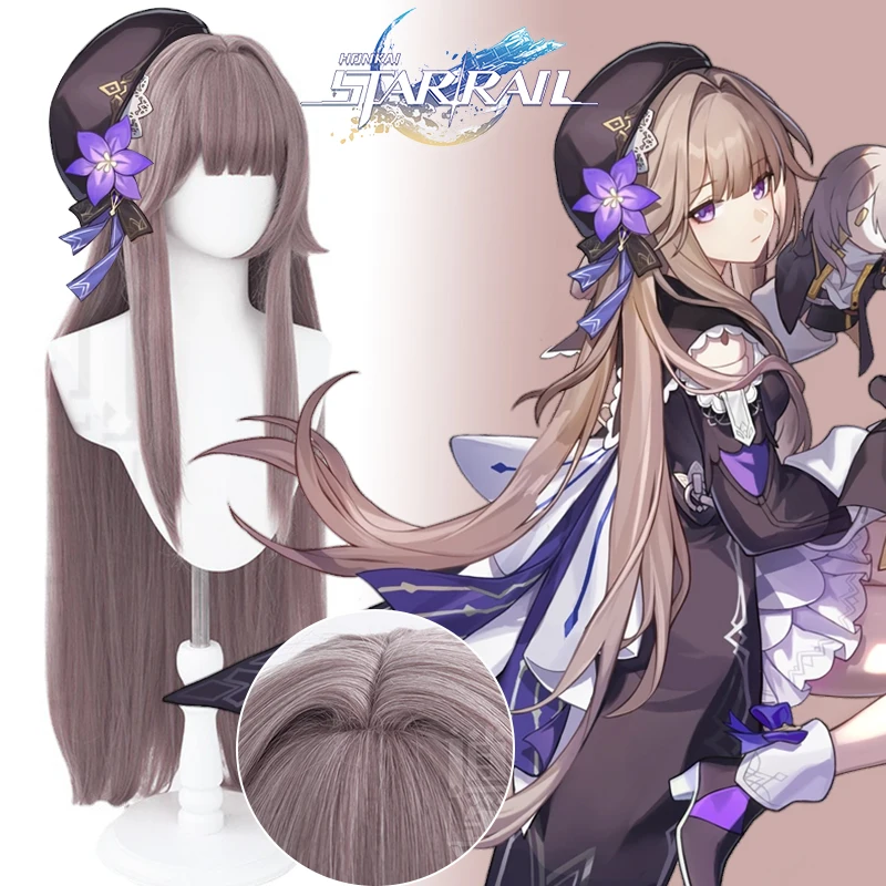 

Honkai Star Rail Herta Cosplay Wig 90cm 35in Long Straight Wig Cosplay Anime Cosplay Heat Resistant Synthetic Prom Party Role