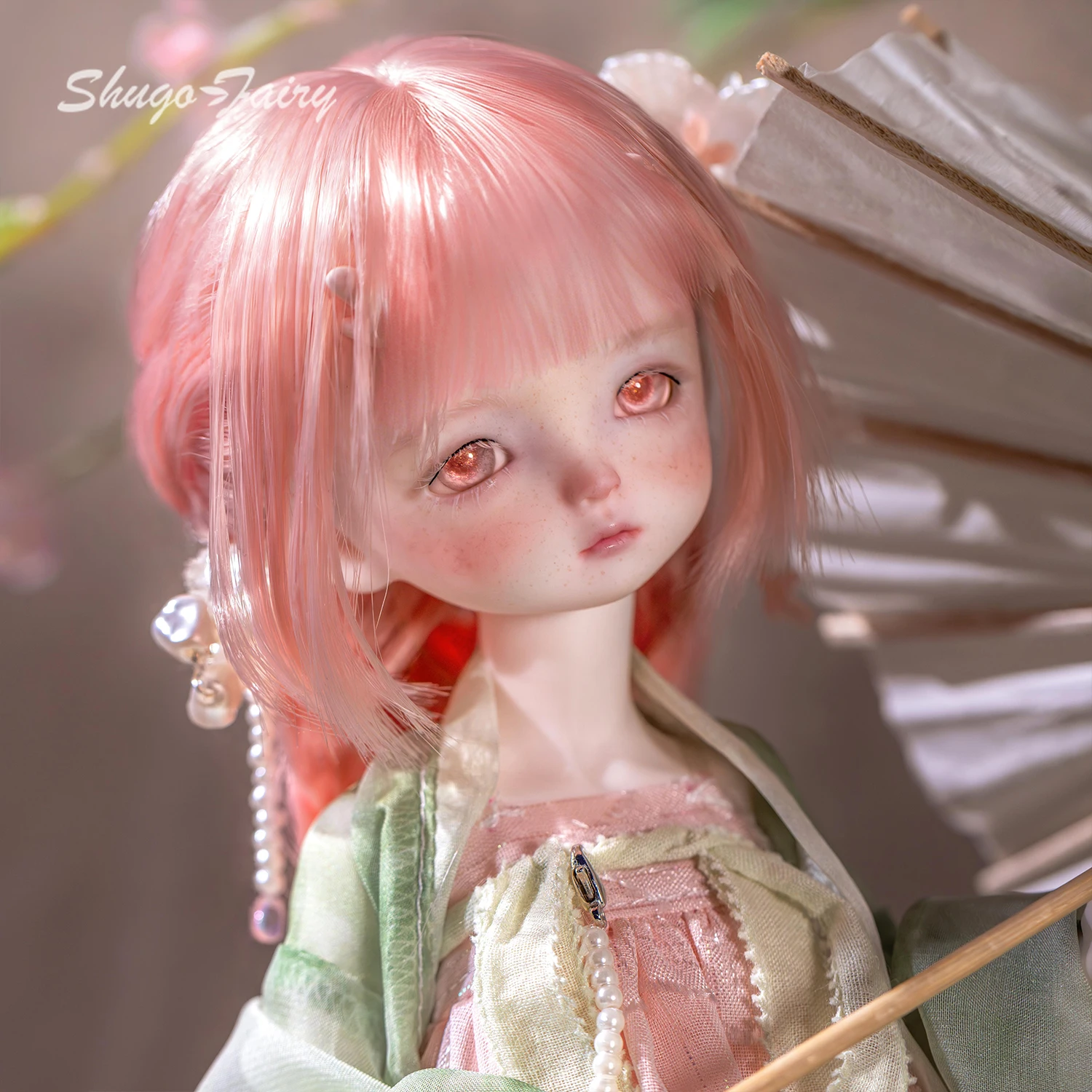 Фото Кукла BJD ShugaFairy Yuling A: Полный комплект, милый восточный молодой дракон с рогами, в китайском костюме Ханьфу, шарнирная кукла №3