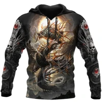 mens hoodie 3d printing dragon element fashion sweater personality street home casual pullover plus size jacket 003