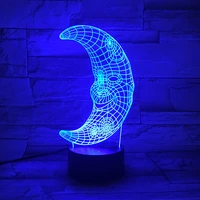 moom lamp led 3d night light baby room colorful touch remote control table lamp kids gift nightlight for child bedroom decor