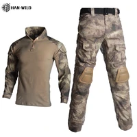 army military tactical suit special forces uniforme militar suits hunting suit combat shirtcargo pants knee pads windbreaker