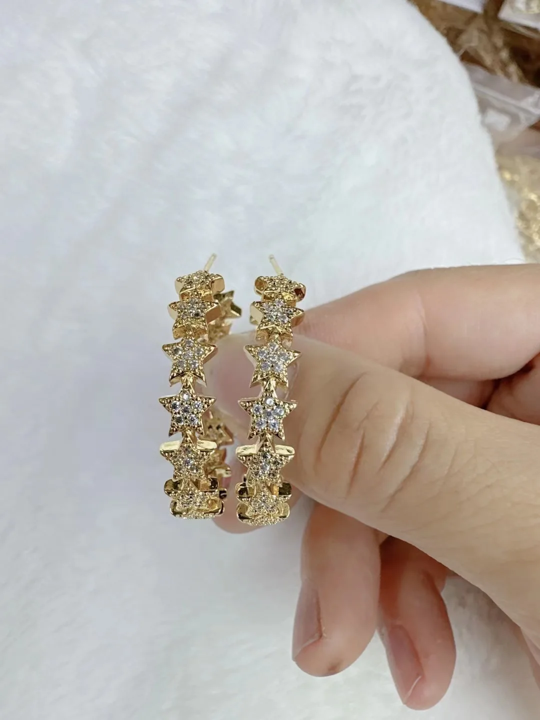 

Midnight Tiny Star Dainty Starburst Celestial Stud Earrings
