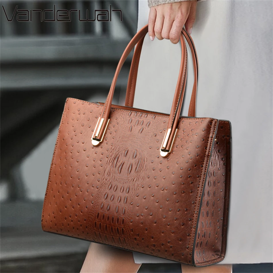 

Luxury 3 Layers Handbags Women Bag Designer 2022 Trendy Crocodile Shoulder Crossbody Shopper Casual Tote High Quality Sac Bolsas