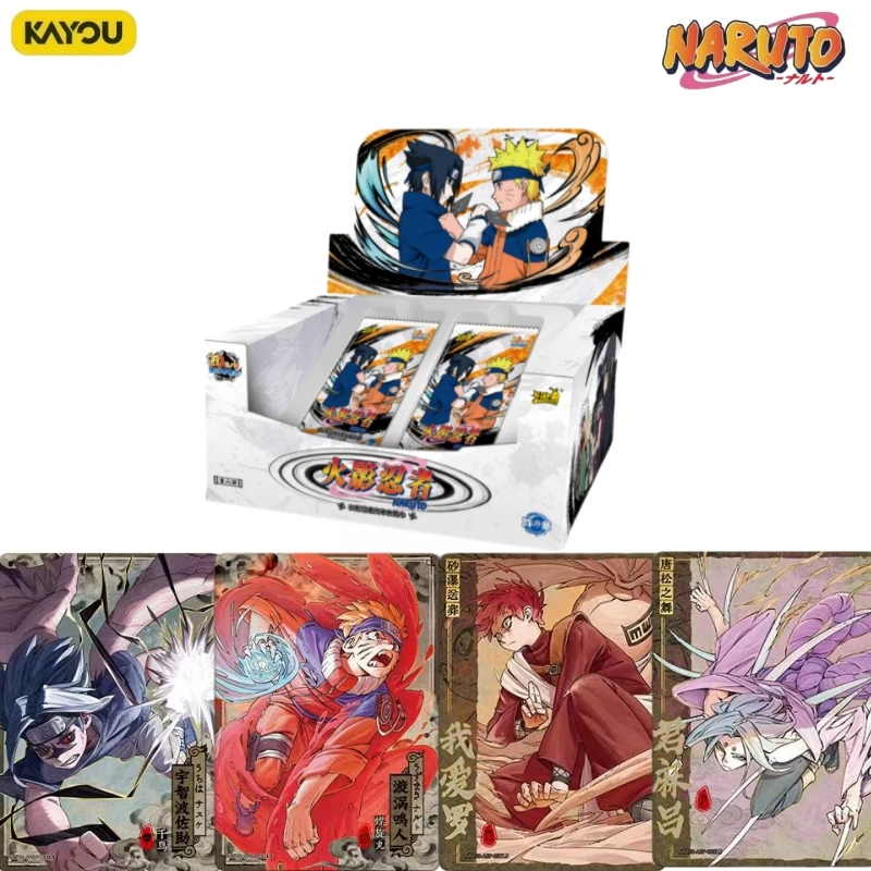 Фото Официальная коллекционная карточка KAYOU NARUTO из серии «Наследие», аниме-мерч, коллекционная игрушка-карточка, праздничный подарок, оригинальная коробка №1
