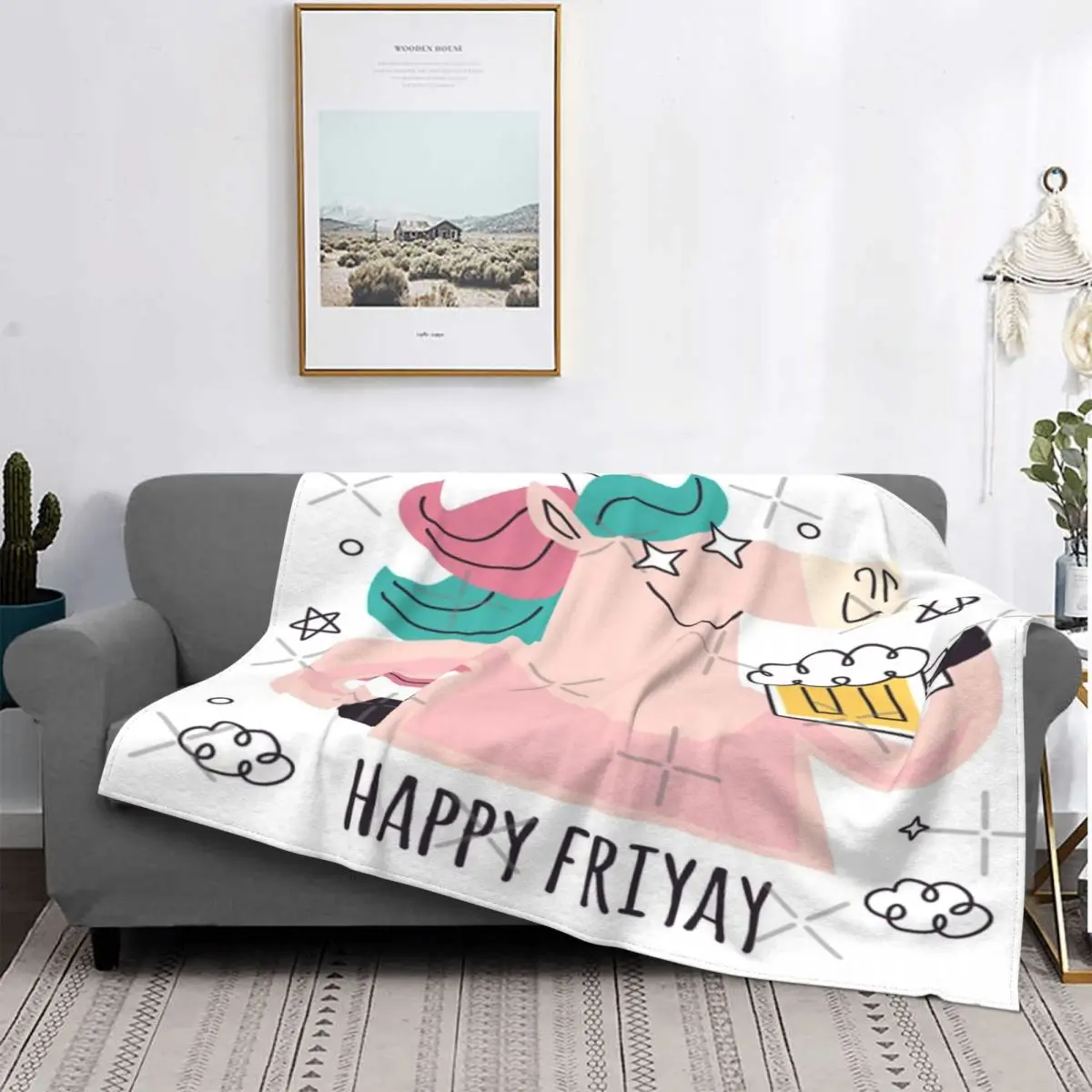 

С Пятницей-Манта с единорогом для женщин, кубики для cama colcha, cubierta de playa, подвеска с капюшоном, кубики