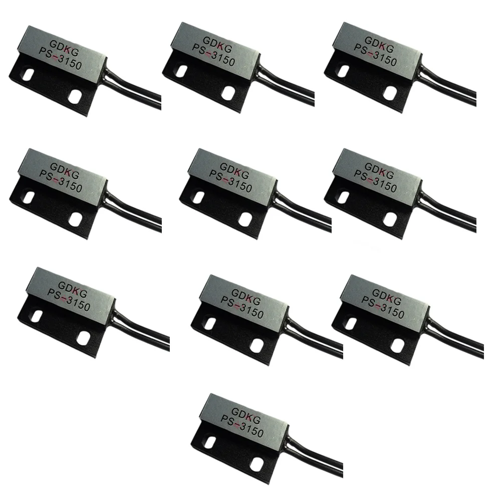 1pcs PS-3150 Normally Open Proximity Magnetic Sensor Reed Switch For Door Window Contacts Wire Cable Inductance Distance 1-40mm