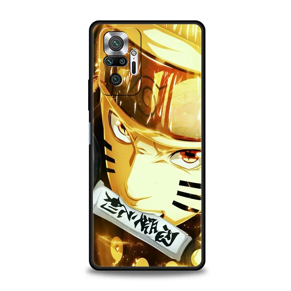 naruto anime kakashi sasuke uchiha phone case for xiaomi redmi note 10 11 pro 9s 9 7 8t 8 9c 9a 8a k40 gaming 11s silicone cover free global shipping