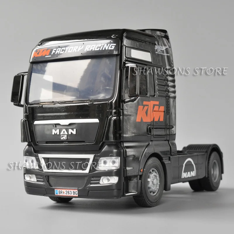 

Joy City 1:32 Scale Diecast Metal Truck Model Toys Man TGX Tractor Vehicle Miniature Replica Collection