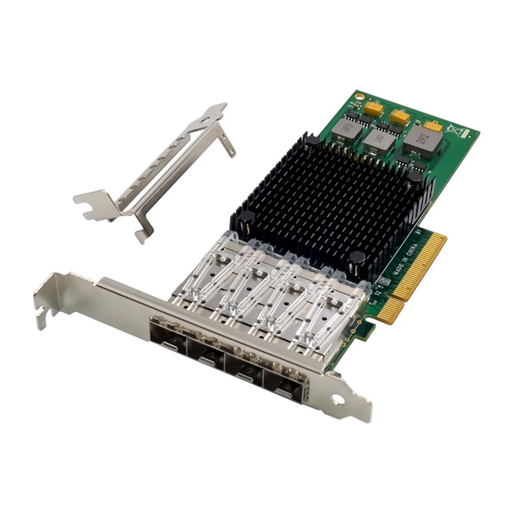 

PCIE X8 BCM57840 Серверная сетевая карта ST7322 Broadcom NetXtreme 4xsfp + Оптическое волокно LC 10 Gigabit Ethernet Сетевая карта