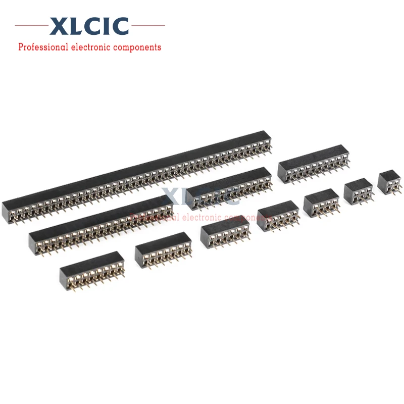

10PCS 2.0mm Pitch Double Row Female Header Socket 2*2p/3/4/5/6/8/10/20P/40P SMT SMD Header Socket Connector