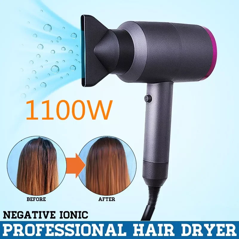 

NEW2023 Professional Hair Dryer Negative Ionic Premium Hair Dryers Hot Cold Wind Diffuser Concentrator Multifunction Salon Style