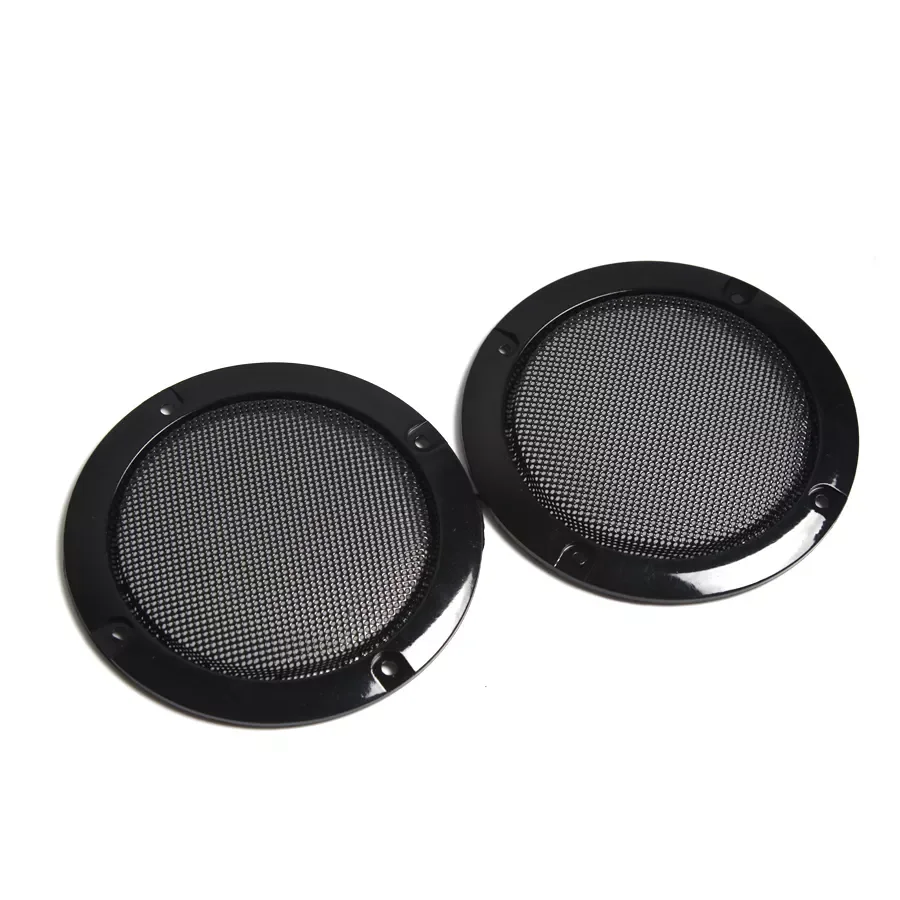 

2PCS 2 inch 3 inch 4 inch Black Replacement Round Speaker Protective Mesh Net Cover Grille Circle Speaker Accessories