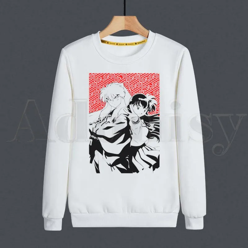 

Feudal Demo Inuyasha Sesshoumaru Higurashi Kagome Print Men Hoodies Sweatshirt Fashion Graphic Hoodie Casual Streetwear Hoodie