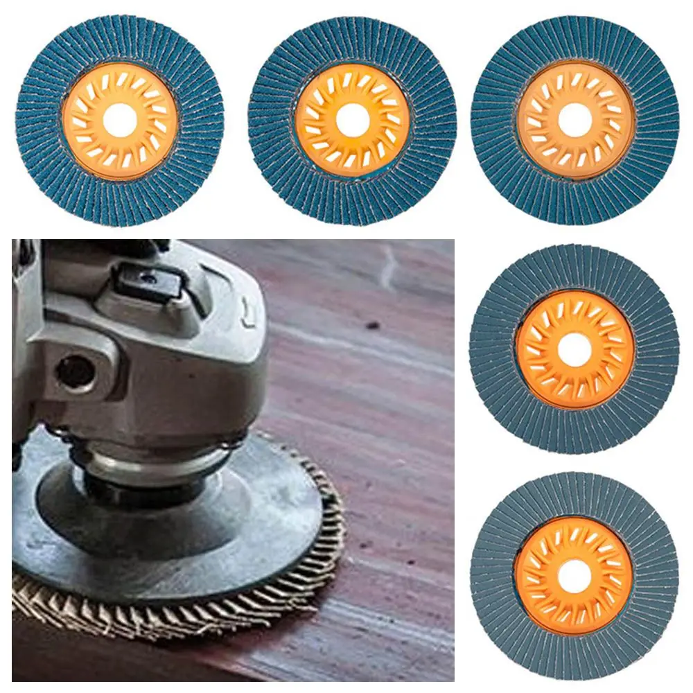 

10pcs Flat Flap Discs 75MM 60/80/120/320 Grit Sanding Discs Grinding Wheels Blades Woodworking Cutting For 100 Angle Grinder